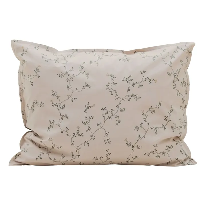 garbo&friends Taie d'oreiller Botany en percale de coton | Vert