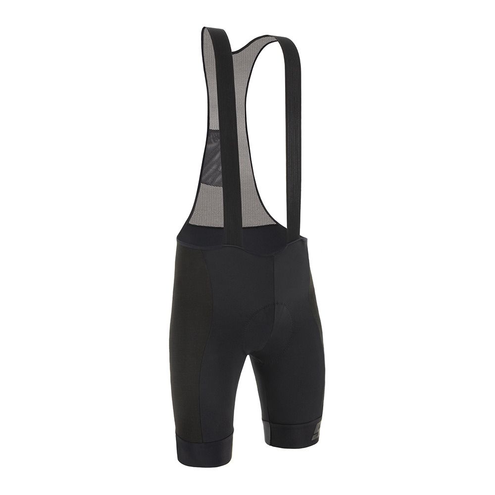 Santini IMPACT - Cuissard À bretelles Homme noir