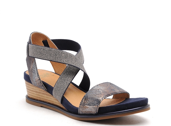 Mamzelle nu pieds talons femme naf bleu