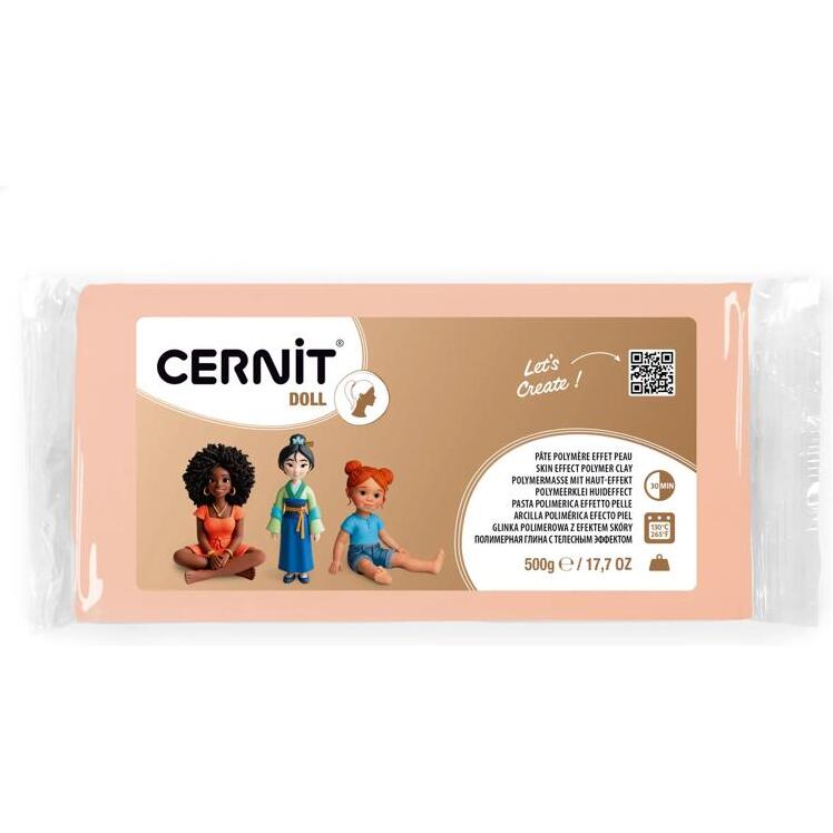 Pâte à modeler à cuire, Cernit DOLL collection 500 g
