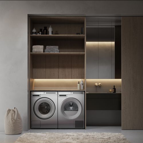 Asko - T408HD.S - Warmtepompdroger - Roestvrijstaal - 8 kg
