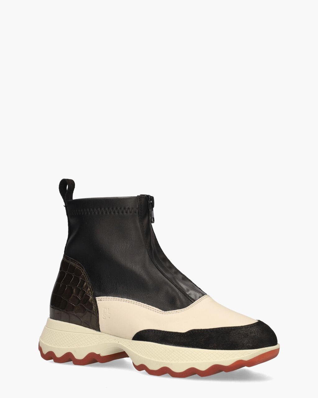 DLSport 6346 Zwart/Multicolor Dames Enkelboots