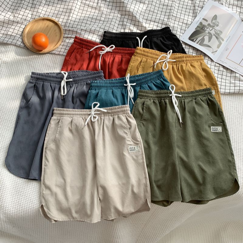 Fireon - Effen shorts met wijde pijpen