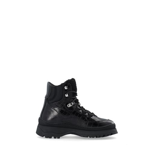 Bianco Unao City Hiker Støvler, Black Croco, 37