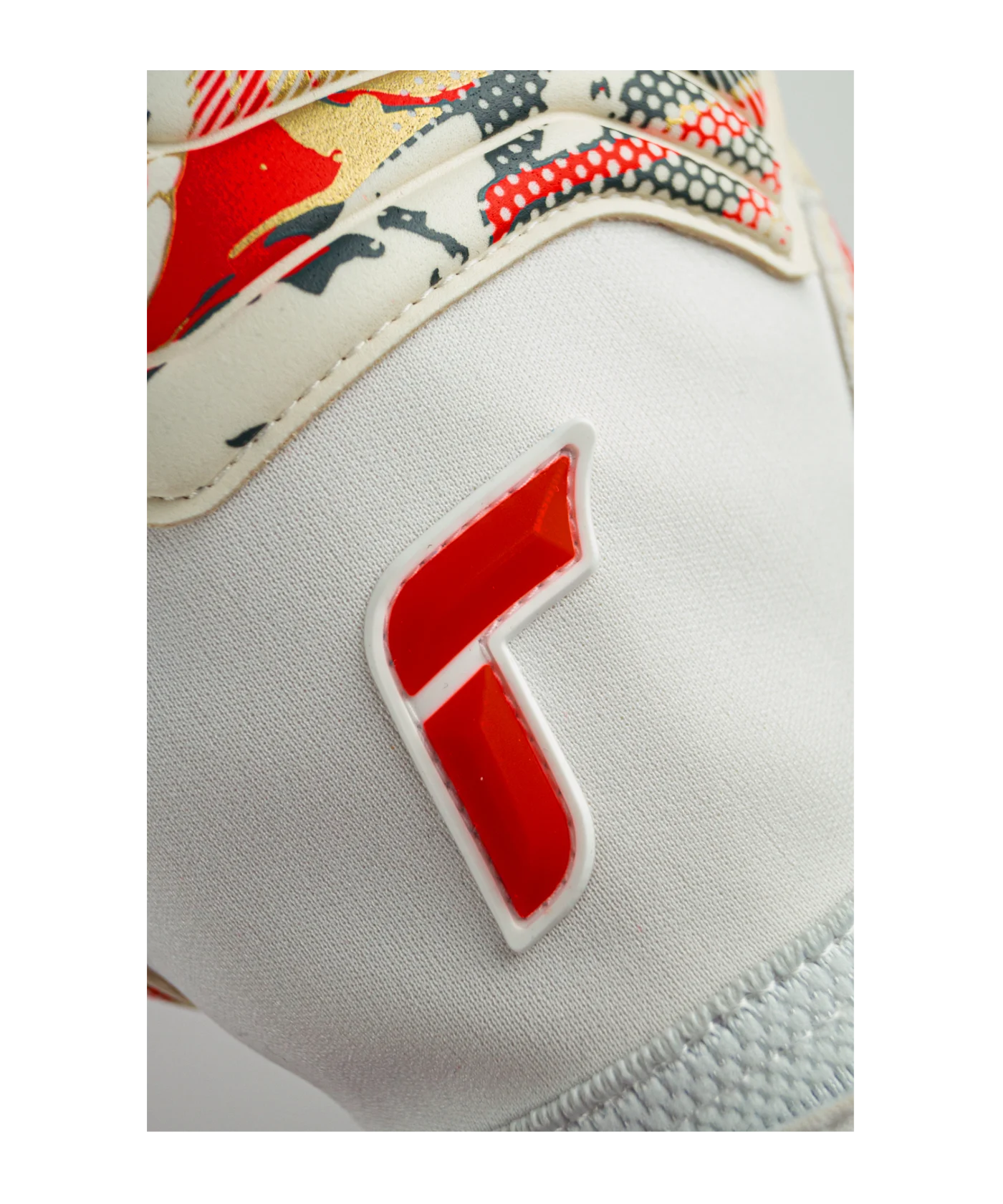 Reusch Attrakt Gold X Glueprint TW-Handschuhe Weiss Gold Rot F1011