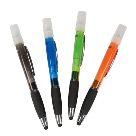WEDO Touchpen mit Kuli und Zerstäuber TOUCH+SPRAY, 1 Stück, 4-fach sortiert