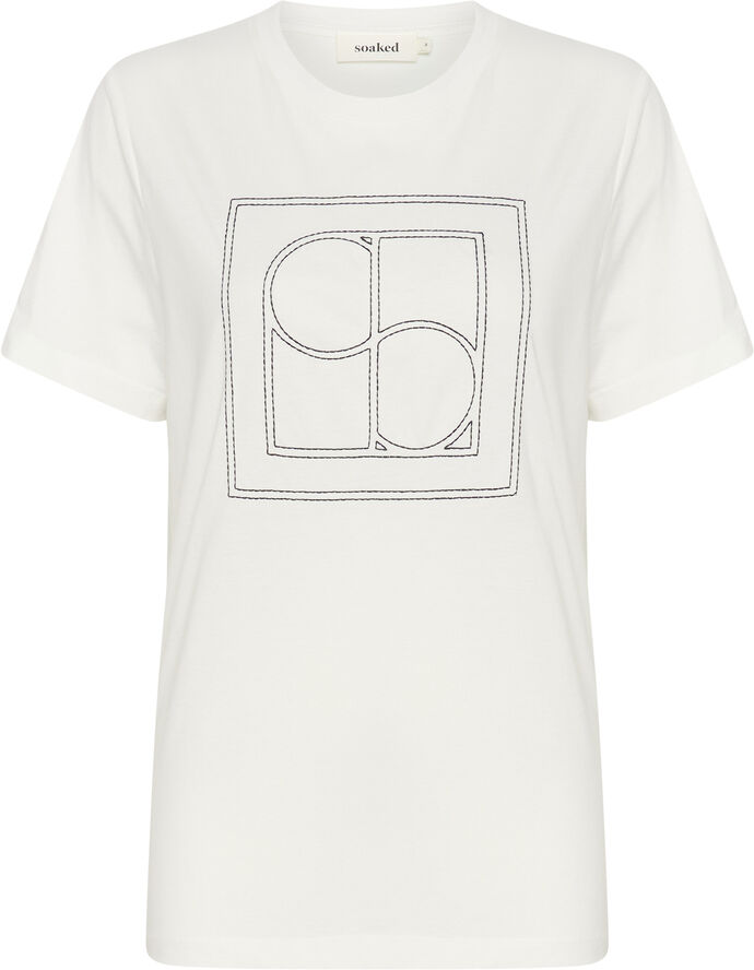 Soaked in Luxury SLFilippa Tee Broken white