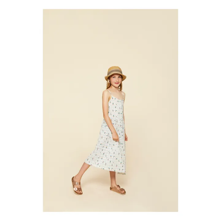 A Monday in Copenhagen Robe Tilda Cerise | Ecru
