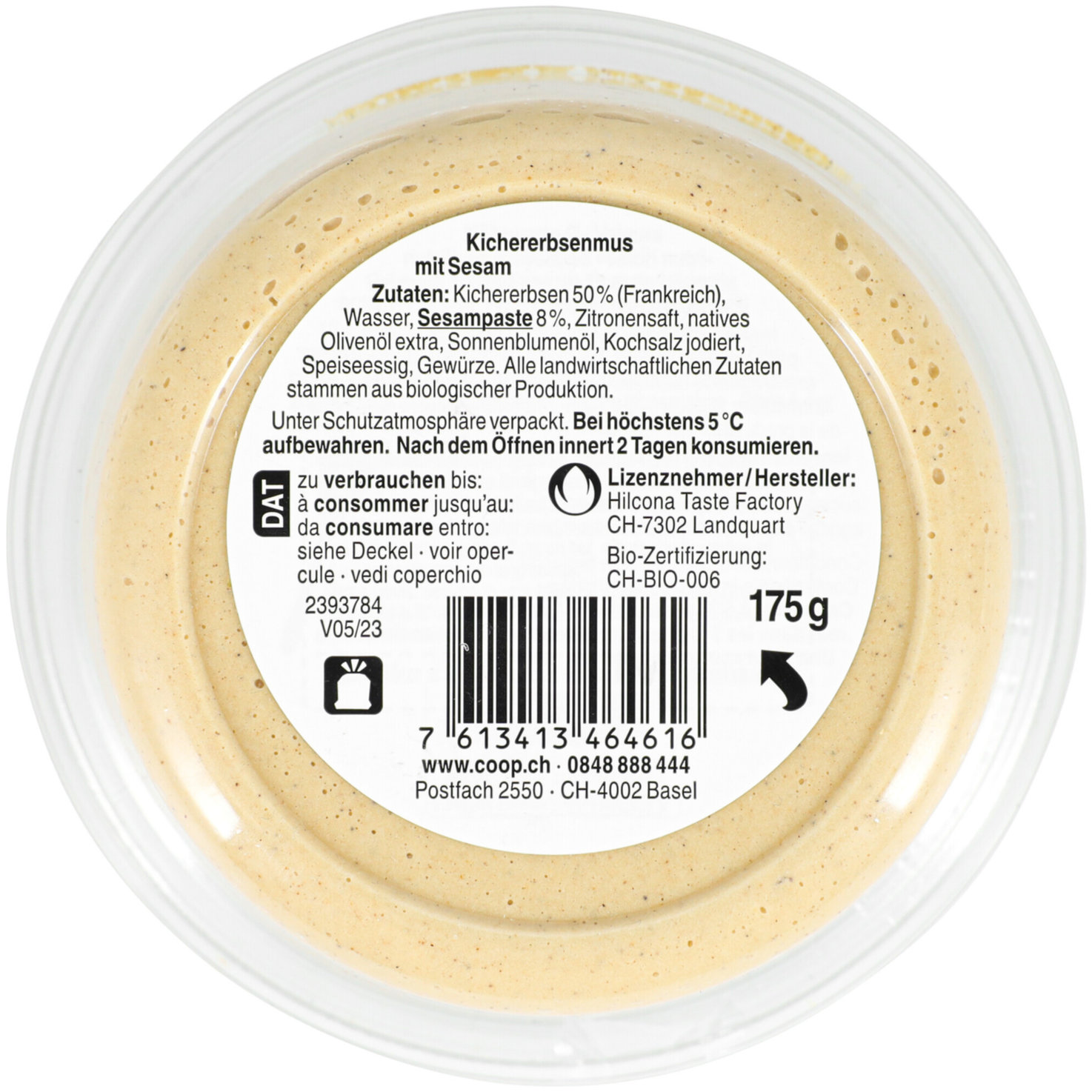 Naturaplan Bio Betty Bossi Hummus Nature