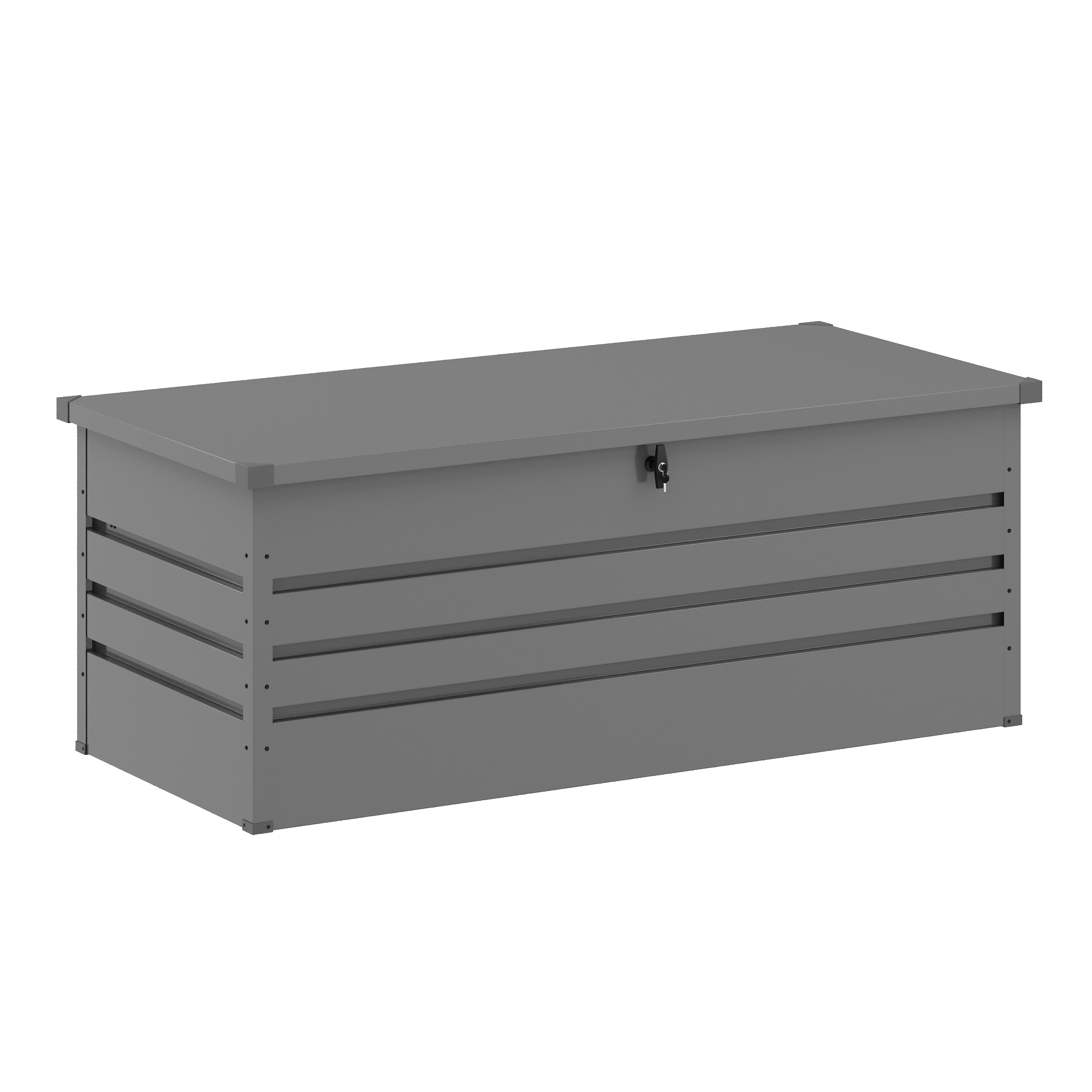 Gartenbox wasserdicht MONACO 165 x 70 x 64 cm 600L grau