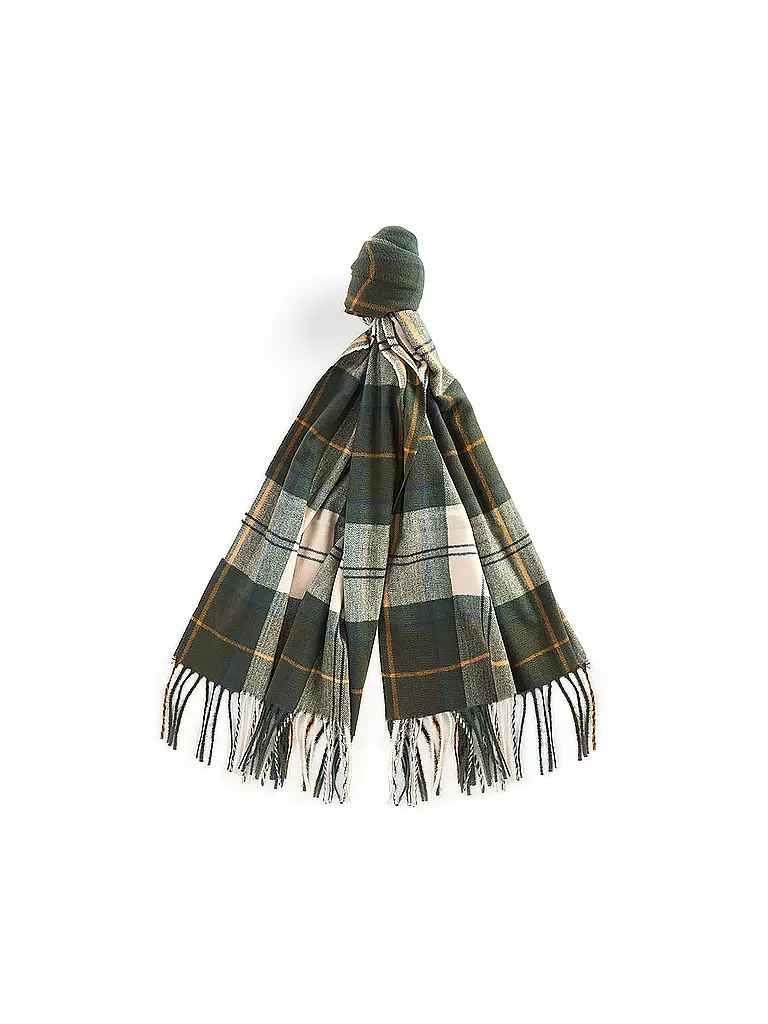 BARBOUR Schal STANWAY olive