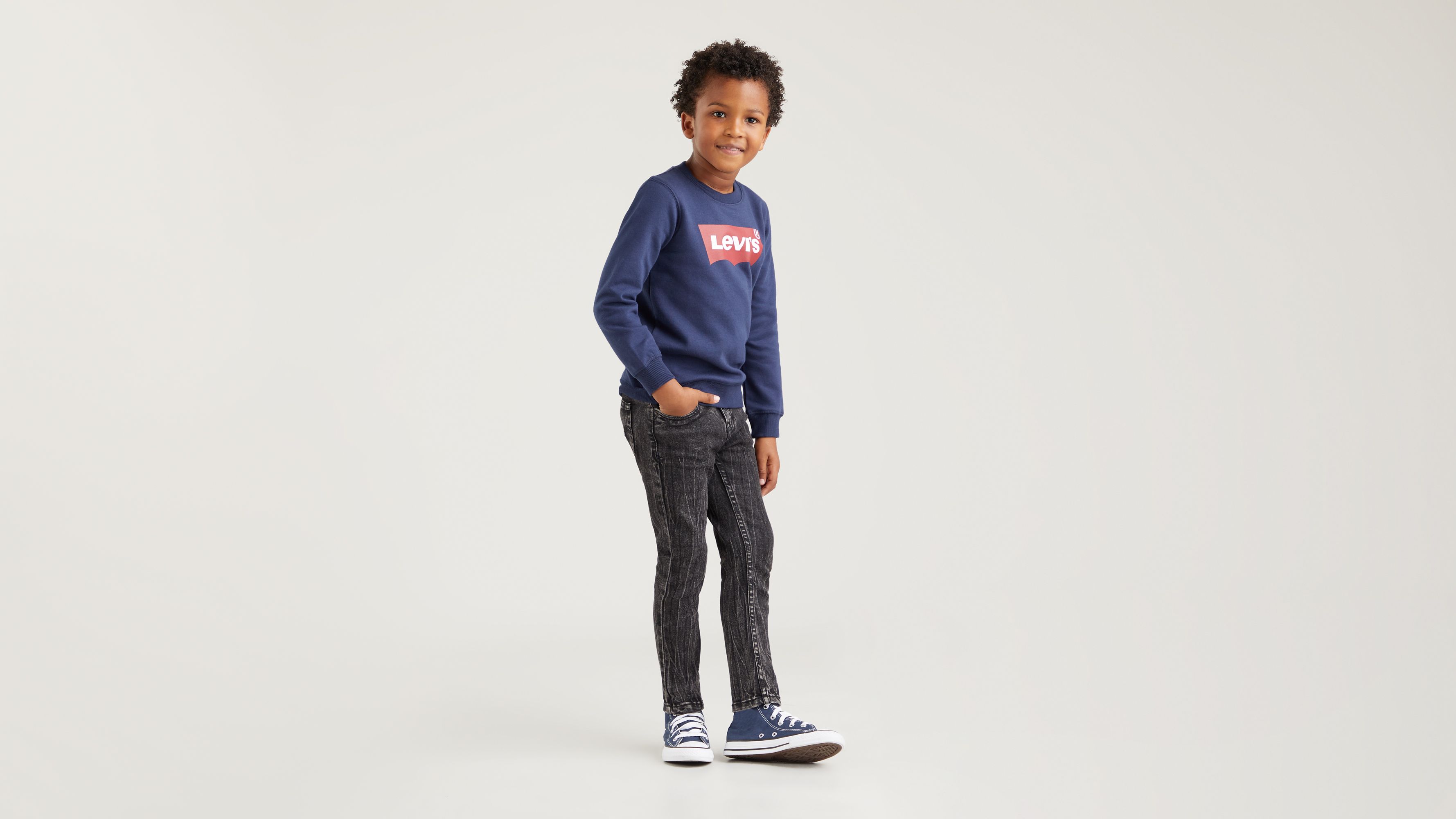 Jean skinny fuselé pour enfant - Fortress - Gris