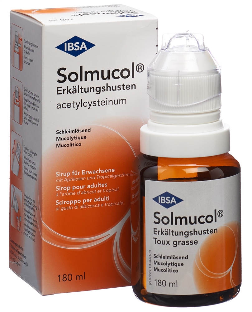SOLMUCOL Erkältungshusten Sirup 200 mg/10ml Fl 180 ml