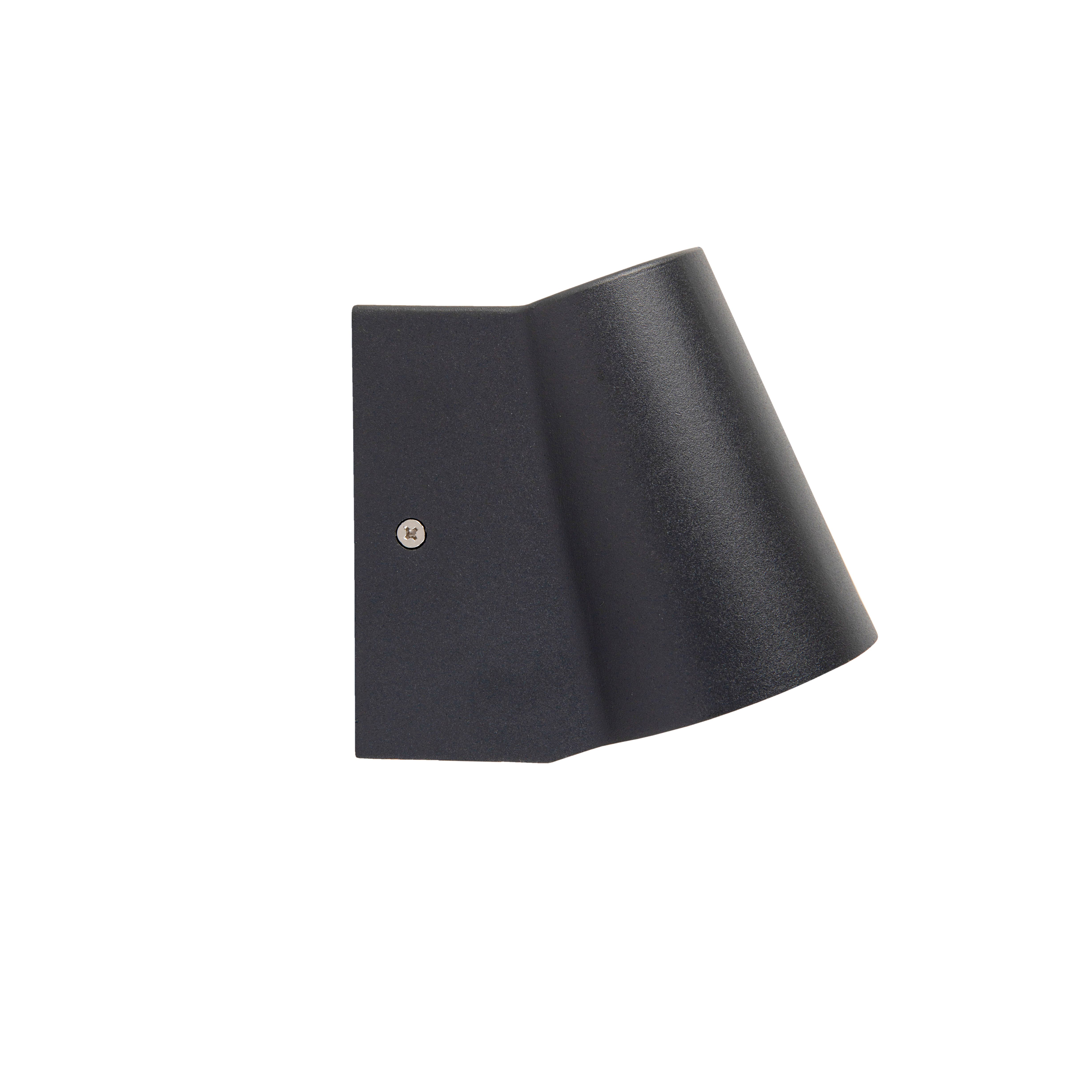 Moderne buitenwandlamp antraciet incl. LED - Uma