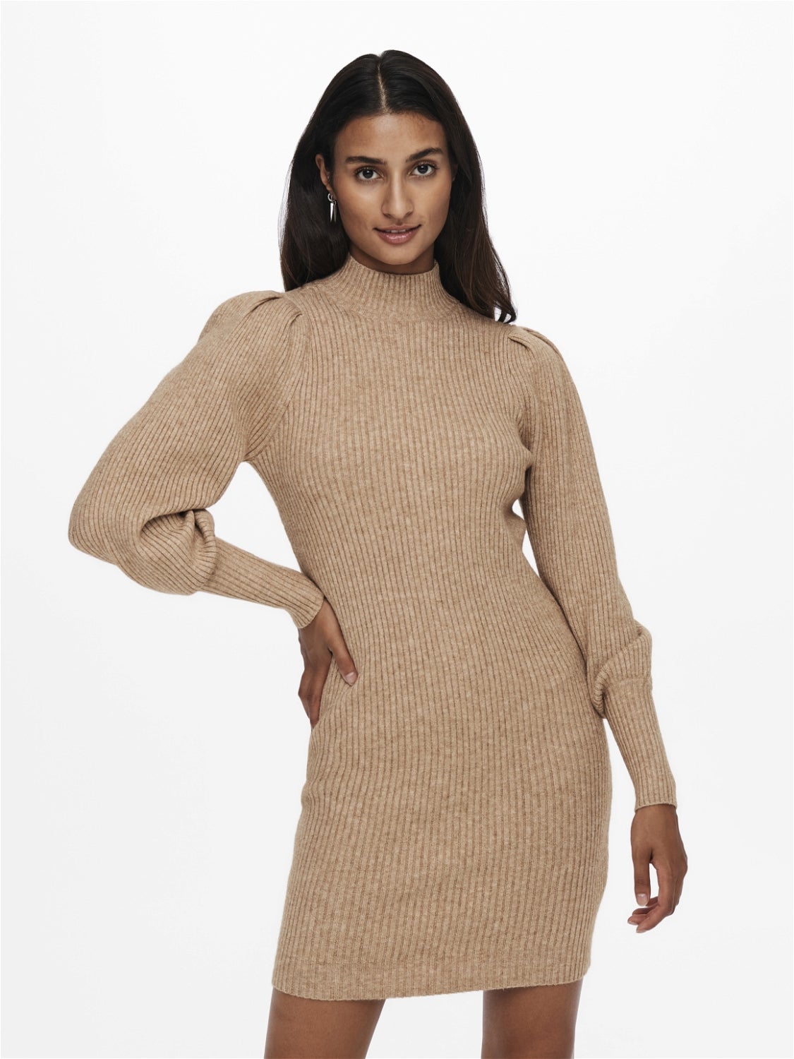 ONLKATIA Langes Kleid Toasted Coconut
