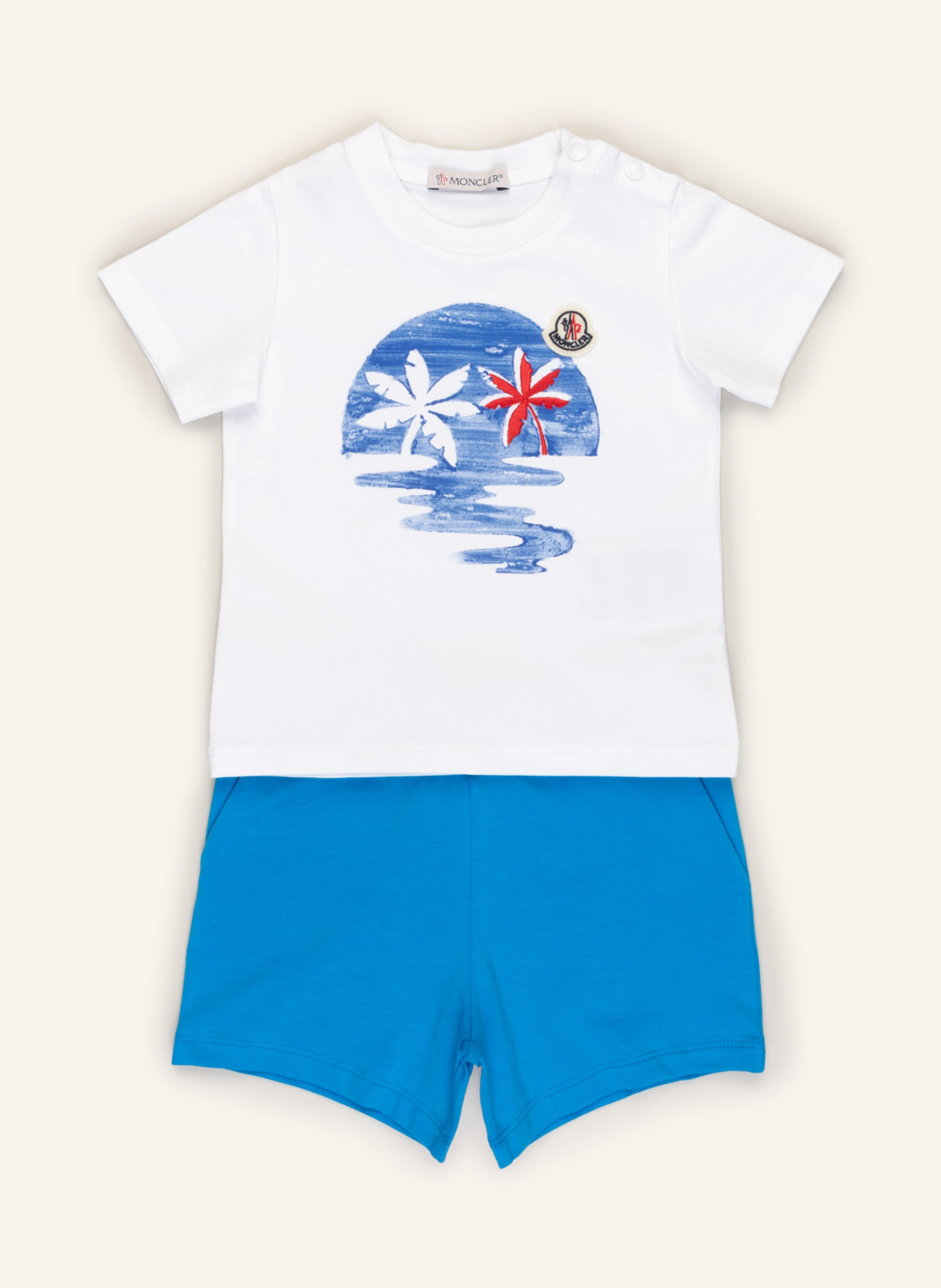 MONCLER enfant Set: T-Shirt und Shorts