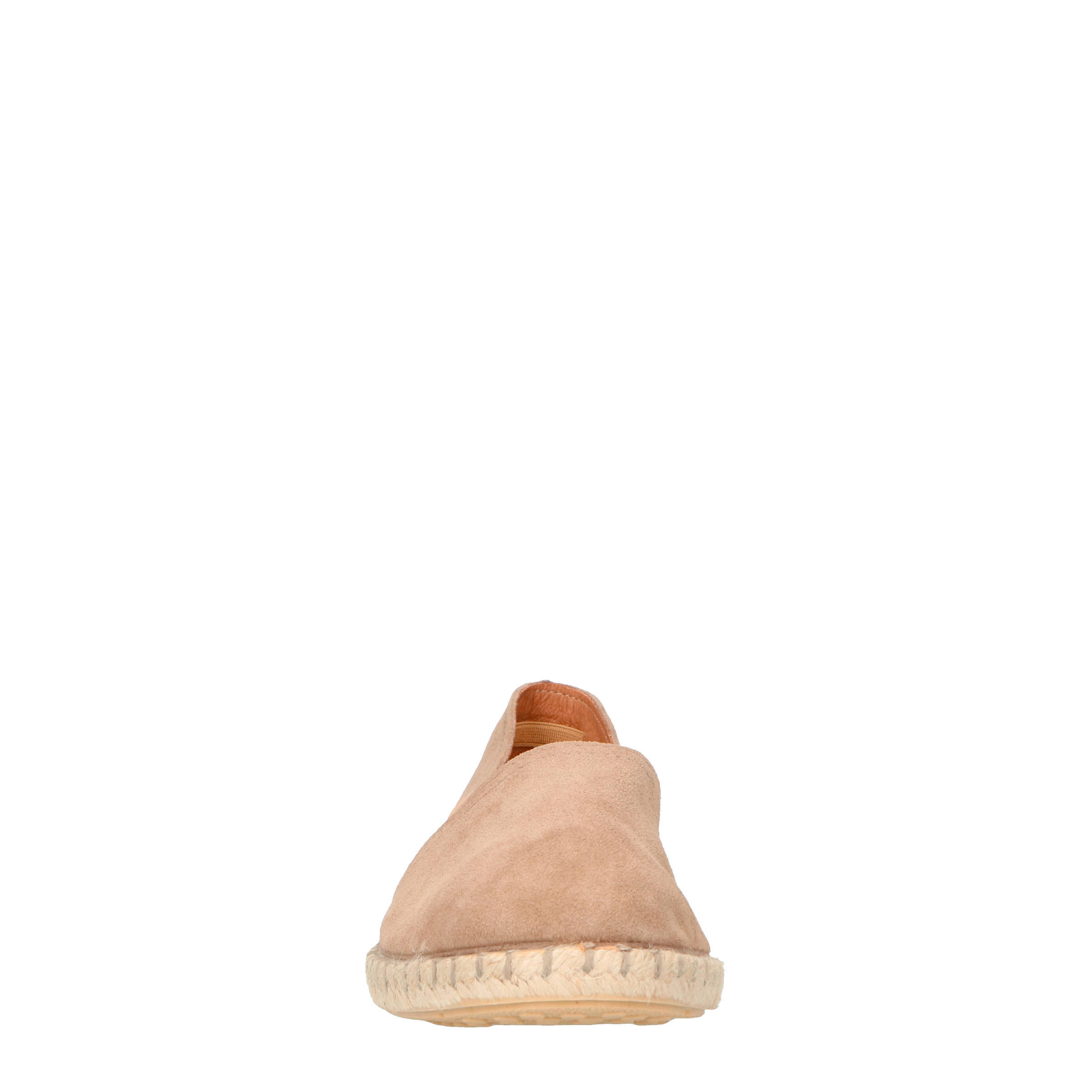 Verbenas Carmen  suède espadrilles taupe