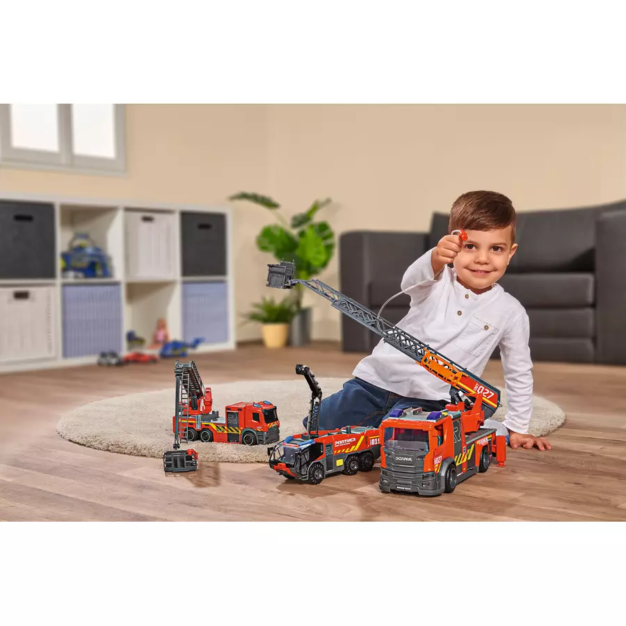 DICKIE Toys Scania Drehleiter Feuerwehr