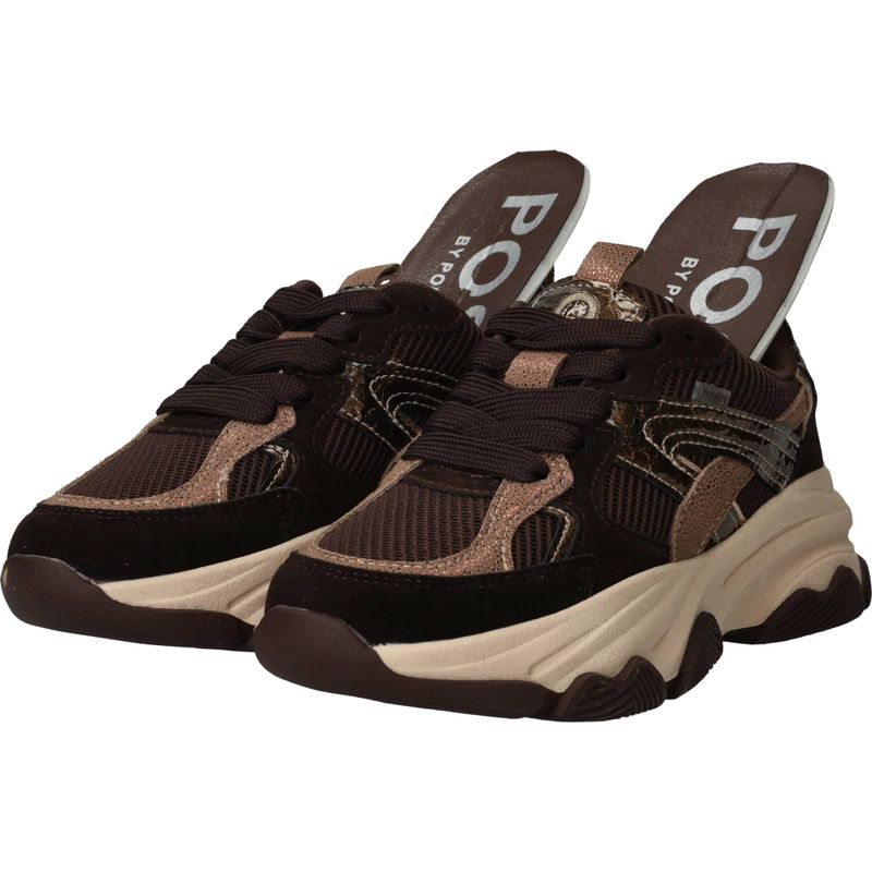 POSH by Poelman Sneakers Bruin Meisjes