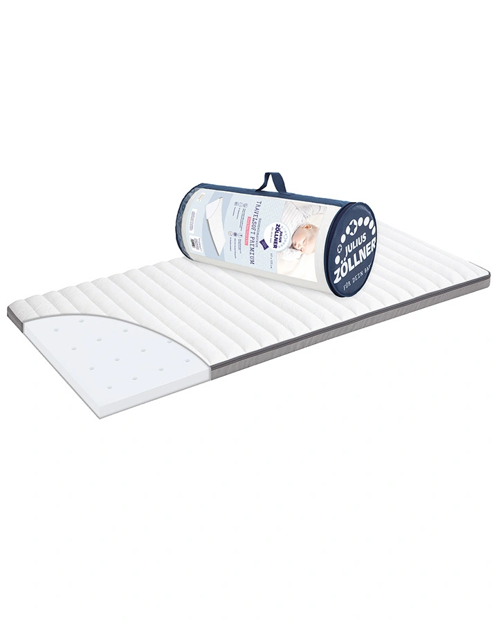 Reisebettmatratze TRAVELSOFT PREMIUM (120x60) in weiß