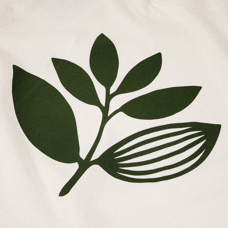 T-SHIRT CLASSIQUE À PLANTES - NATUREL