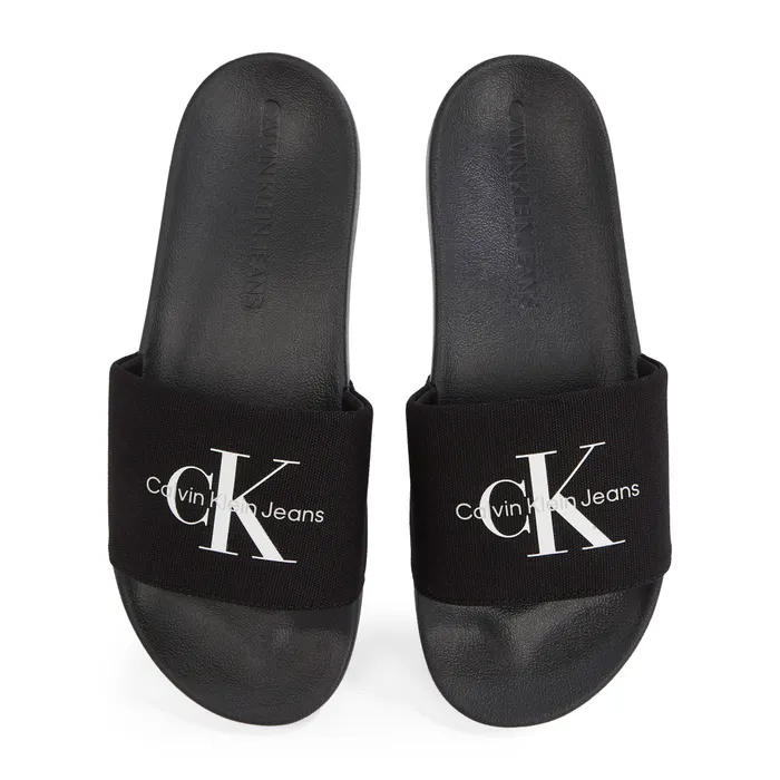 Calvin Klein Monogram Canvas Badslippers Heren