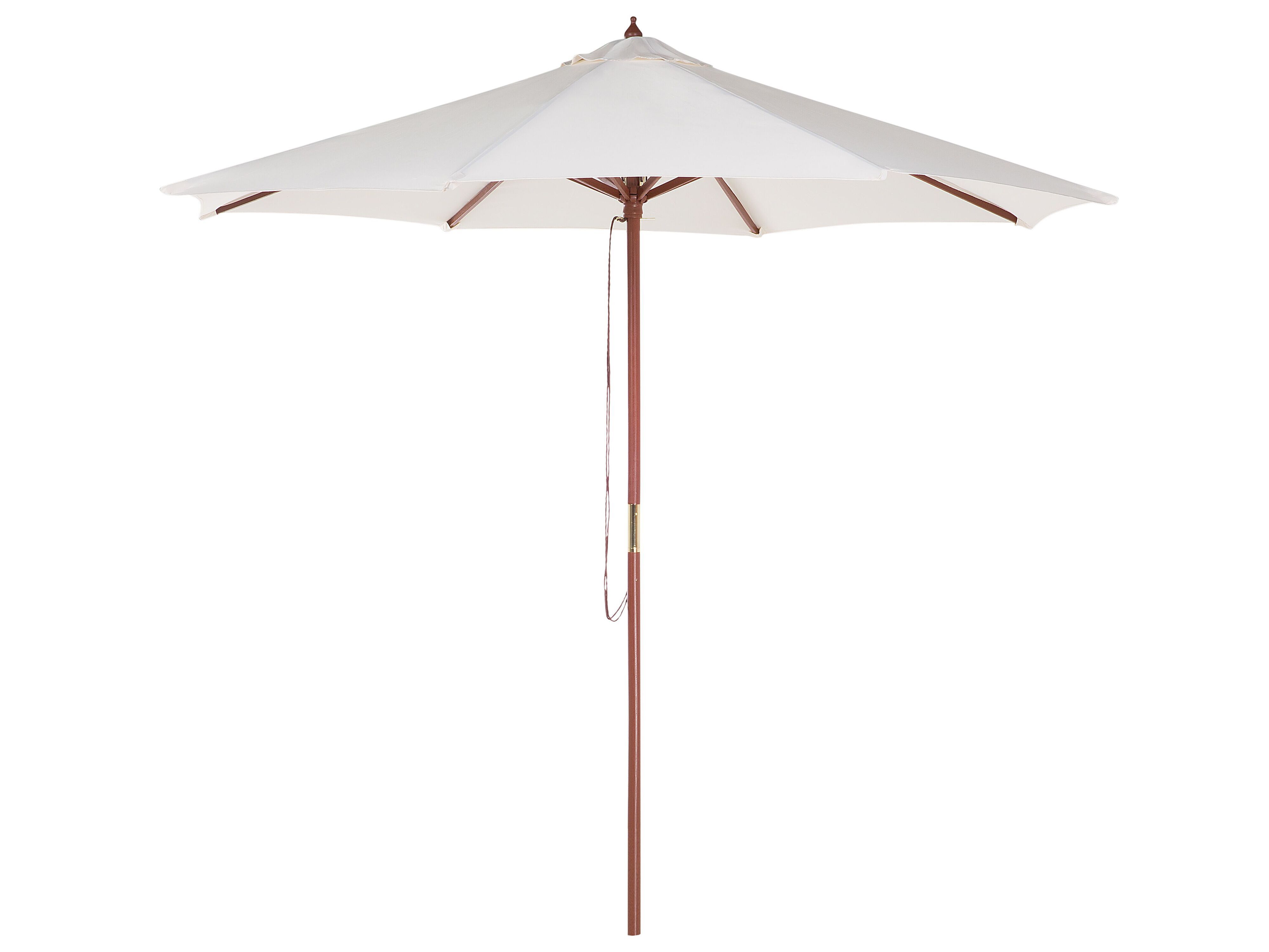 Tuinset 6-zits TOLVE met parasol (12 opties) Acaciahout Bruin
