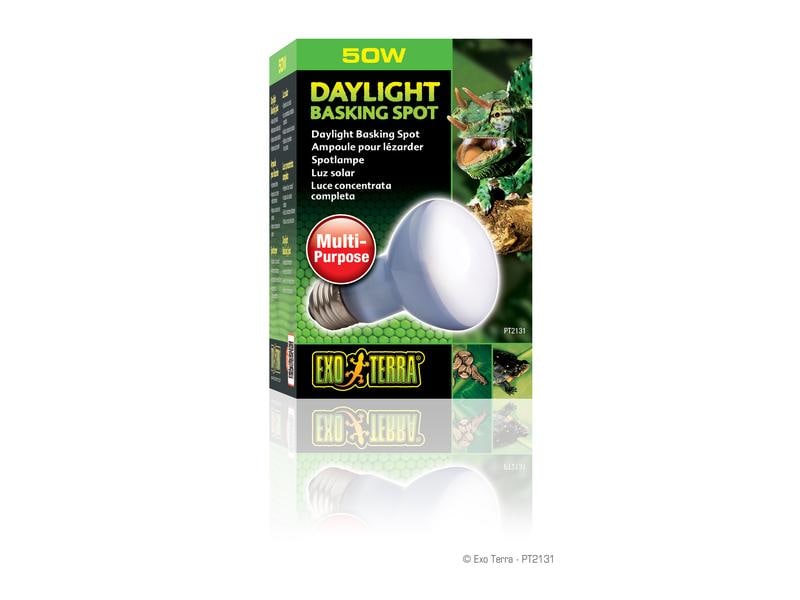 Exo Terra Terrarienlampe Daylight Basking Spot E27, R20/50W Mehrzweck-Spotlampe