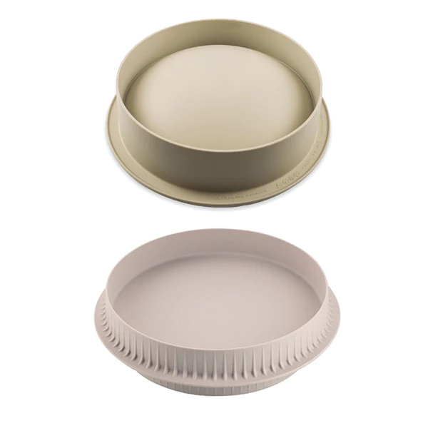 Lot moule en silicone Goccia et moule à insert rond Silikomart