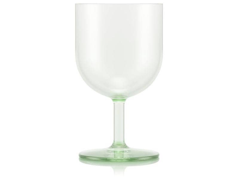 Bodum Outdoor-Weinglas Oktett 250 ml, Grün, 4 Stück Rotweingläser für draussen