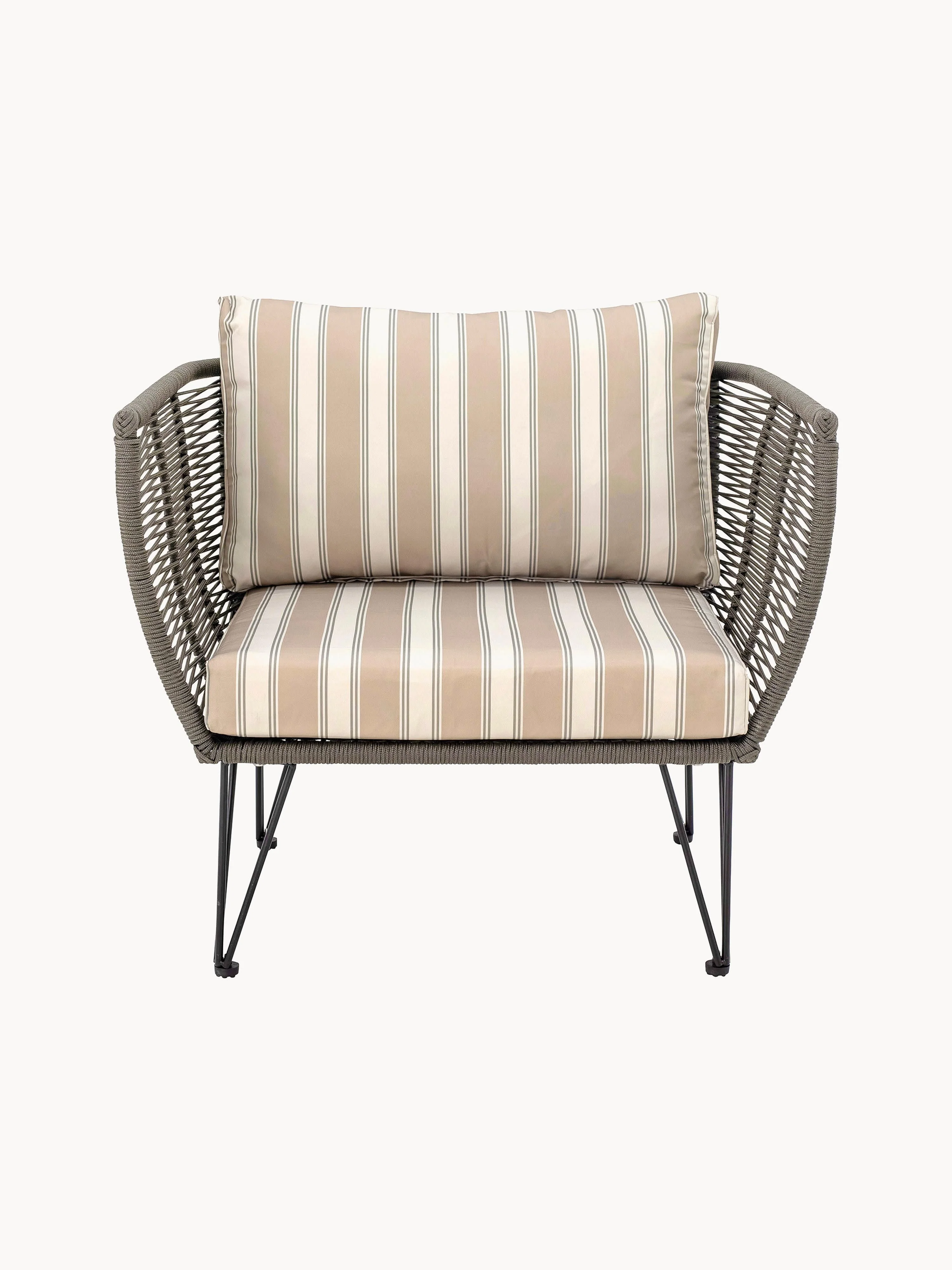 Tuin fauteuil Mundo met kunststoffen vlechtwerk
