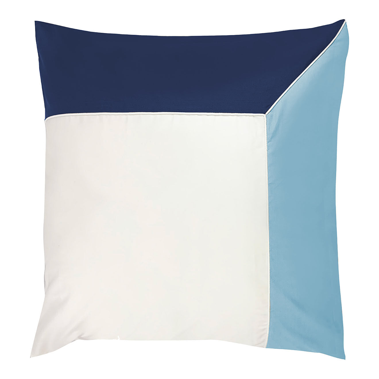 Perle de Coton Parure housse de couette 100% Percale de Coton Paloma marine
