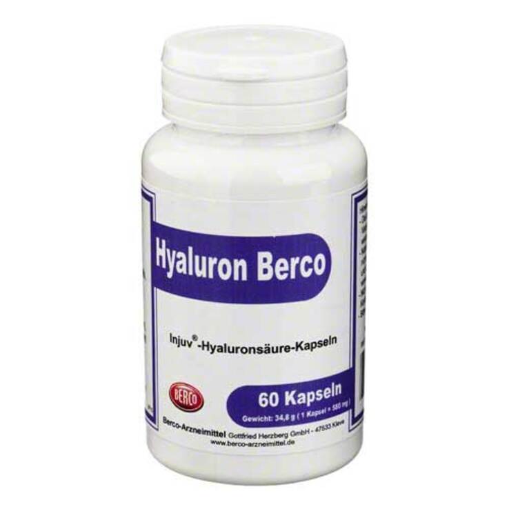 Hyaluron Berco Injuv Kapseln, 60 St