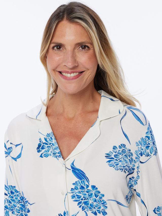 Pyjama mit floralem Druck