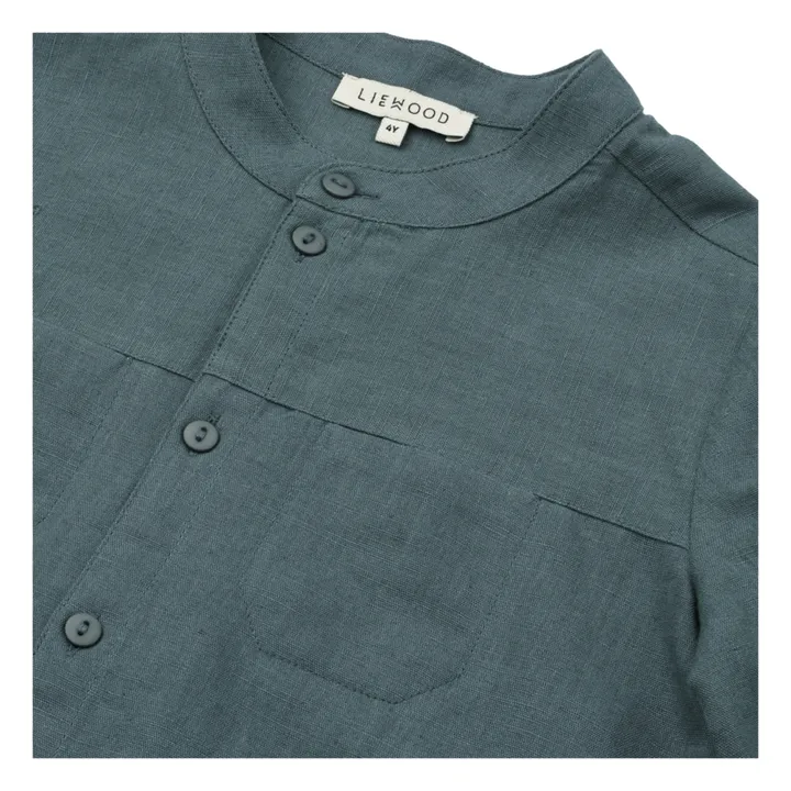 Liewood Chemise Flynn Lin | Bleu gris
