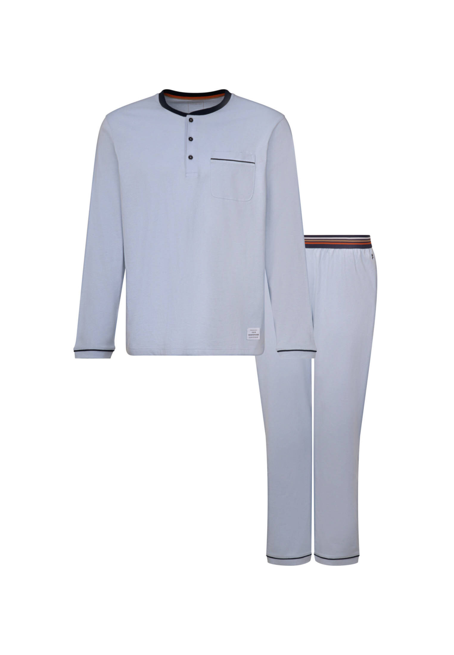 Seidensticker| Herren Pyjama Schwarze Rose