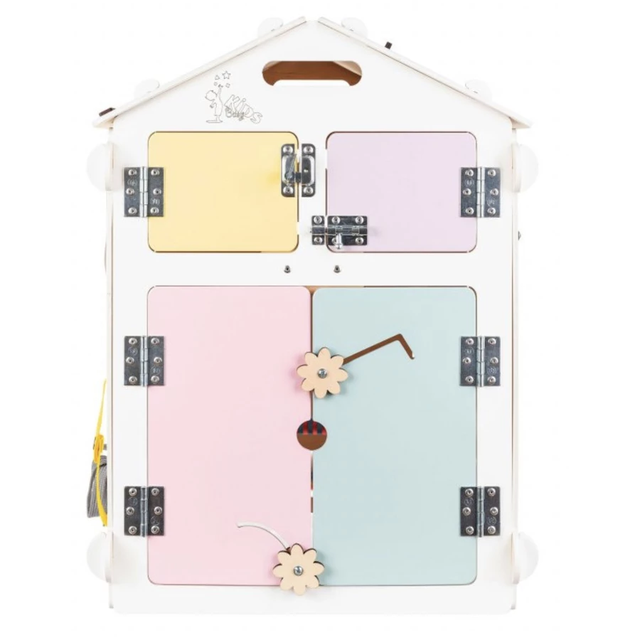 Montessori® BusyKids House - Pastell Weiss Montessori® by Busy Kids mehrfarbig