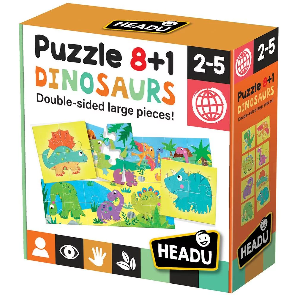 PUZZLE 8+1 DINOSAURS