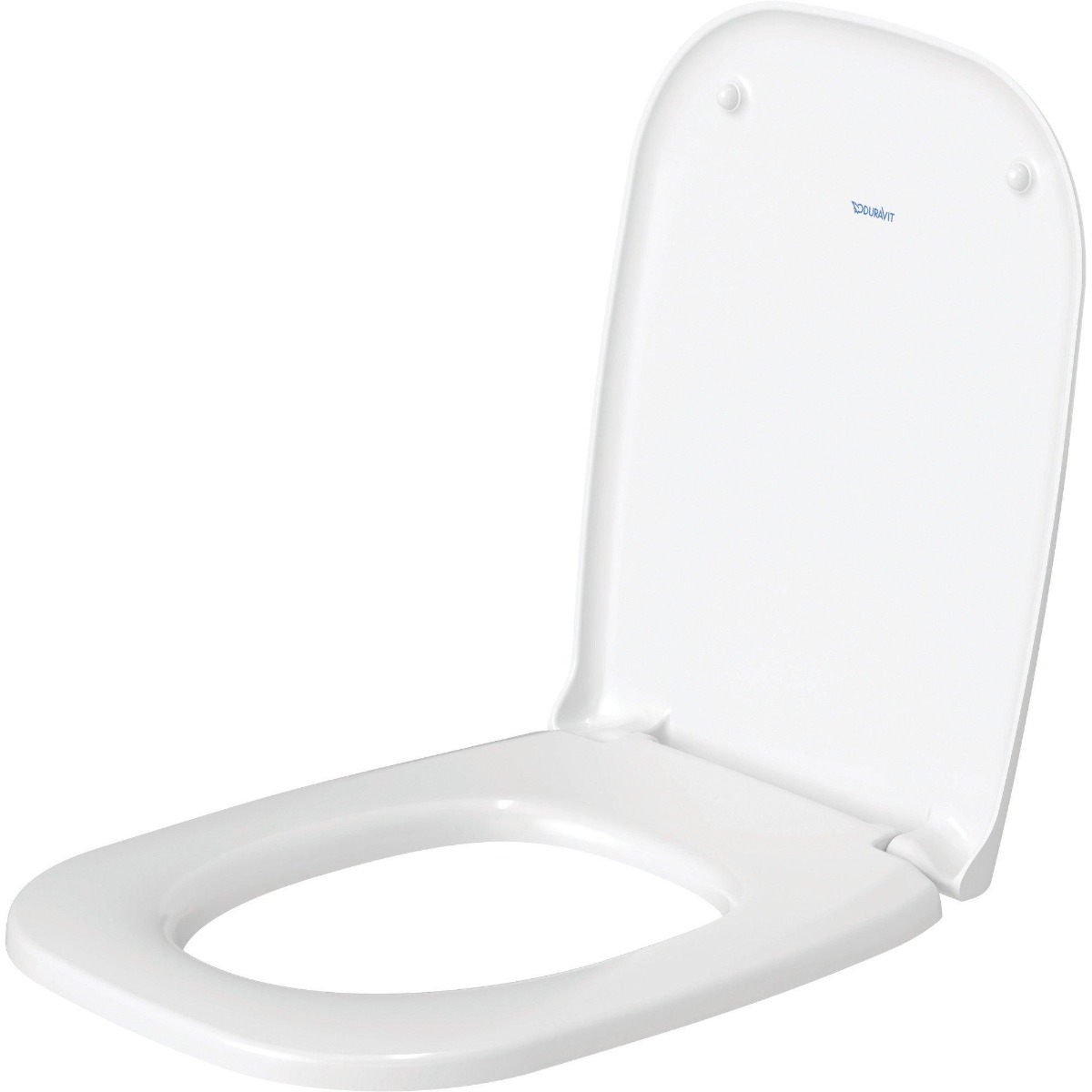 Duravit D-Code toiletzitting duroplast wit glans