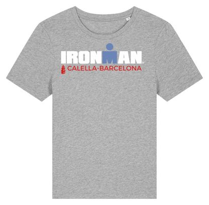 T-Shirt Manches Courtes Ironman Barcelona Gris Femme