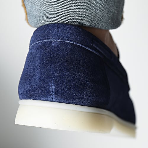 Mocassins 801 Bleu Marine