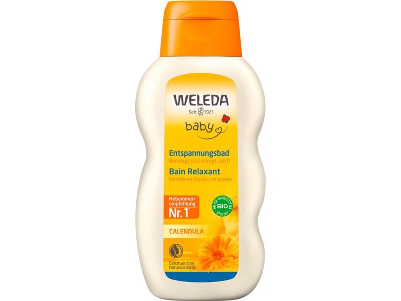 WELEDA Pflegebad Calendula 200 ml Entspannungsbad für Baby