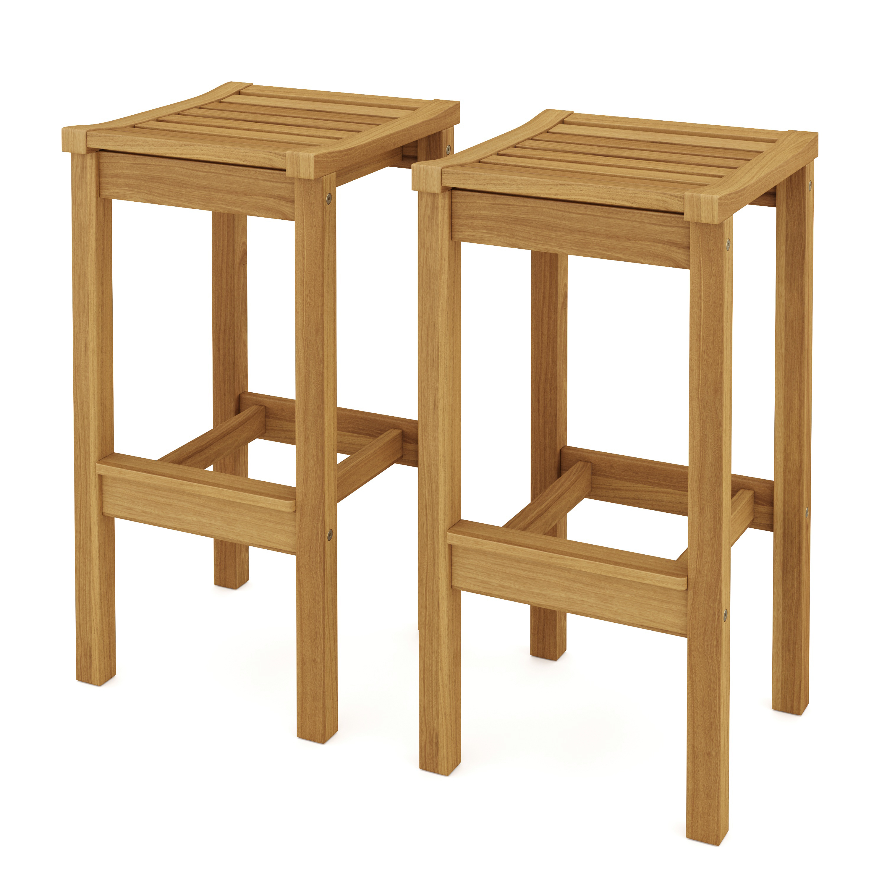 Barstuhl Holz ALHAMBRA 2er Set