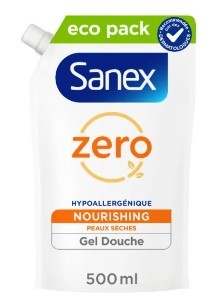 Sanex Shower Zero% Dry Skin Refil 500ML
