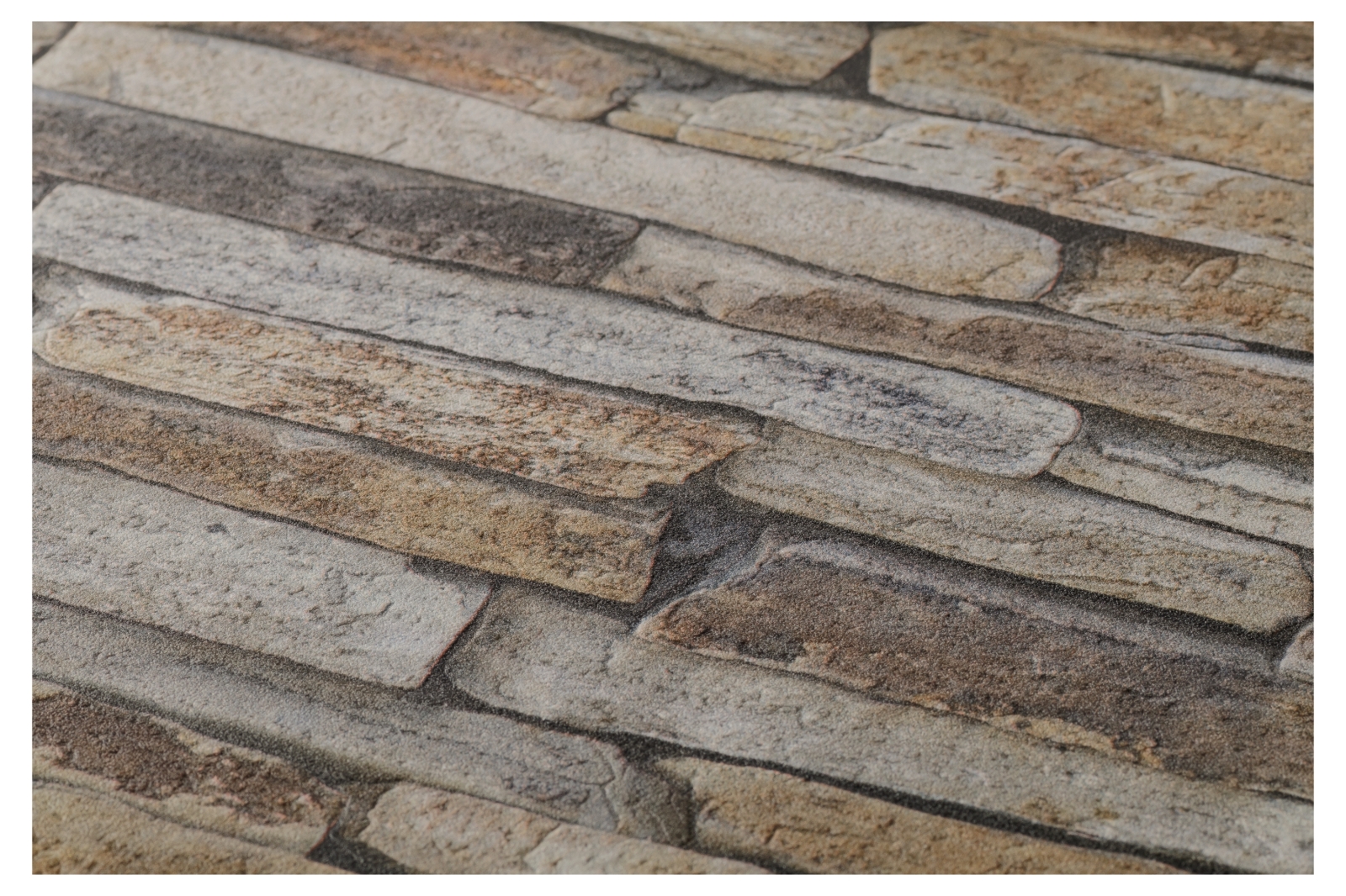 Vliestapete BEST OF WOOD´N STONE - Steinmauer - braun - 10 Meter