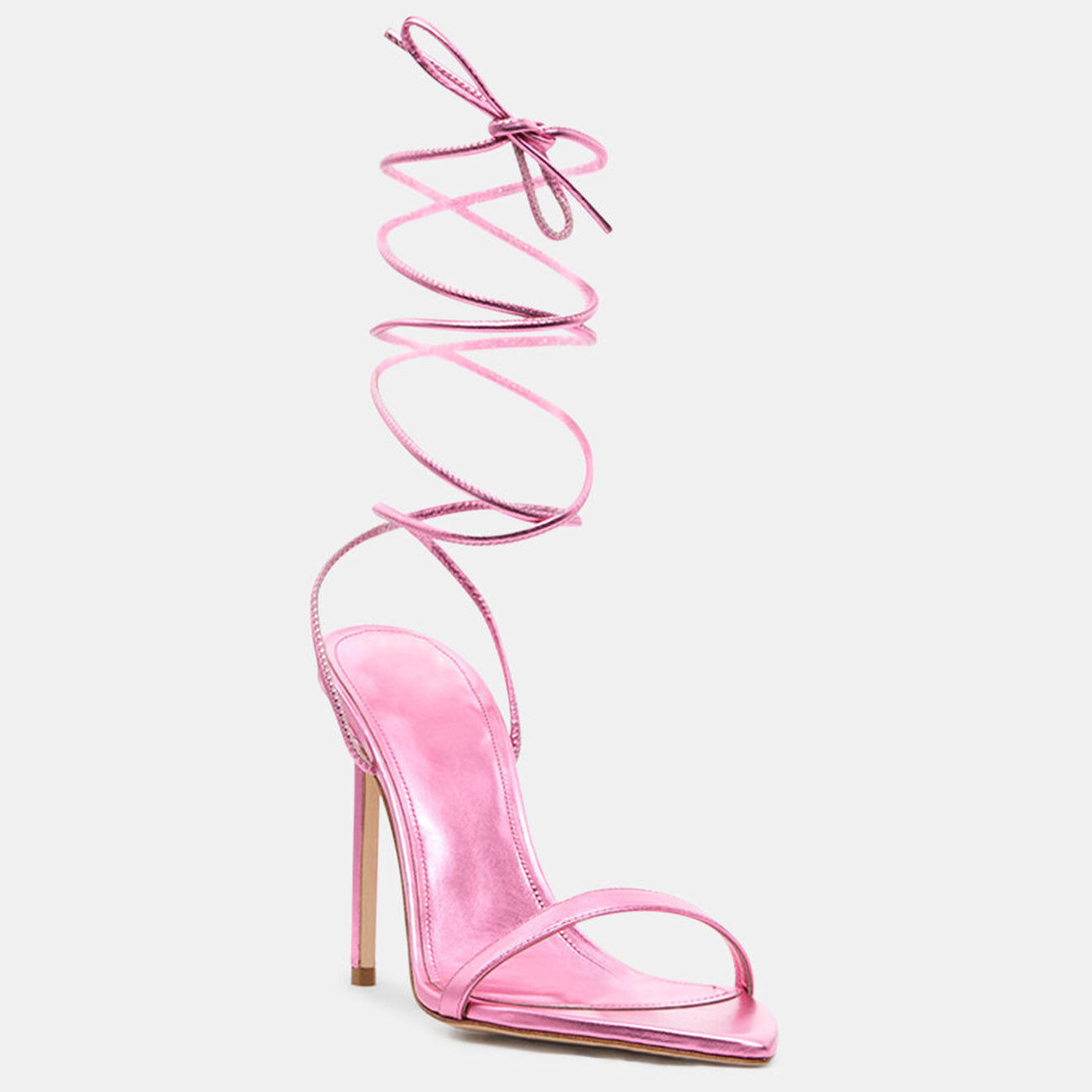 Bettina Vermillon Sandales en Cuir Isabella roses - Talon 10.5 cm