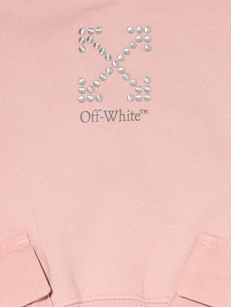 Off-White Arrow Studs Cargo Crop Hoodie