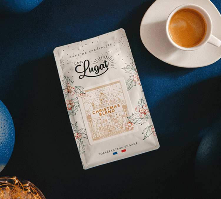 5 x 200g - Café en grain Christmas Blend - Cafés Lugat