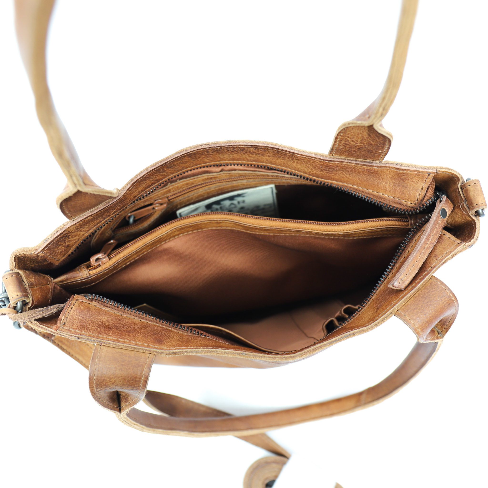 Bear Design Calllisto Pelle Handtas Katya Cognac CP6006