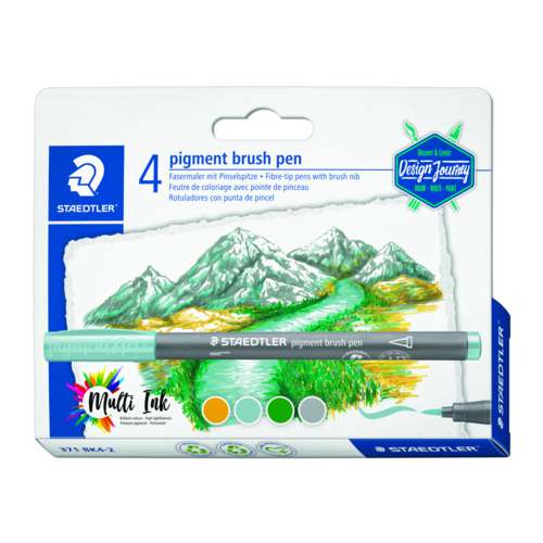 STAEDTLER® pigment brush 4er-Set, Themen-Sets